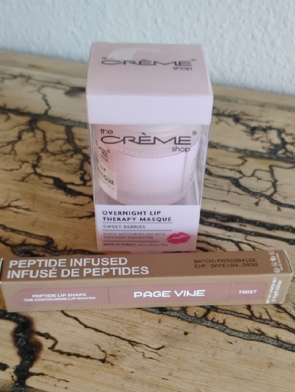 The Creme Shop Overnight Lip Therapy Masque & Page Vine Lippie Duo